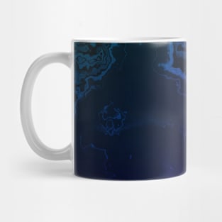 Blue Marble Galaxy Stone Mug